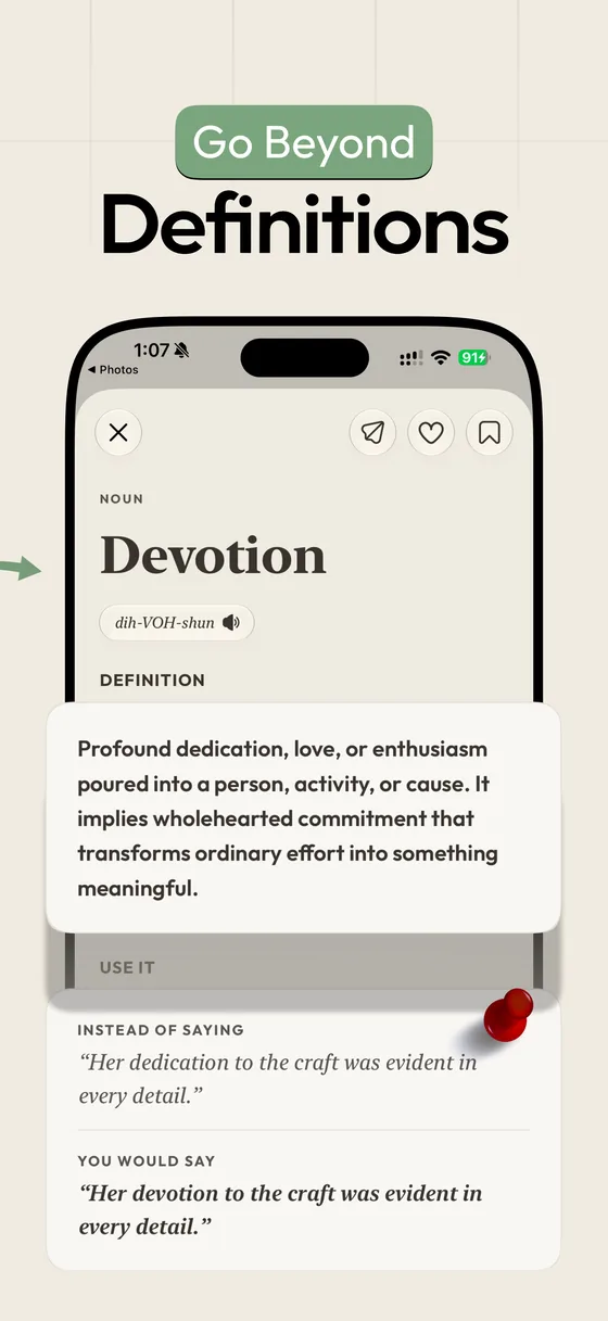 Neologics screenshot: go beyond definitions