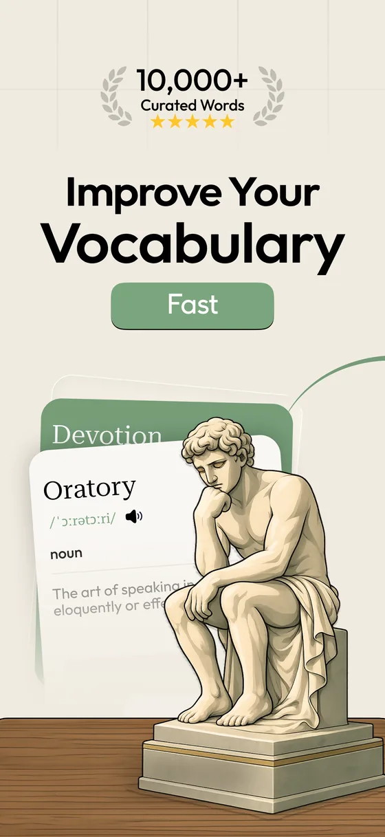 Neologics screenshot: improve your vocabulary fast